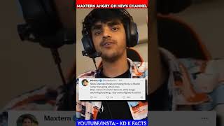 MAXTERN on Hindu vs Muslim News Channel His ANGRY Reaction shorts youtubeshorts [upl. by Analra]