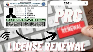 PRC License Renewal this 2024 [upl. by Dibbrun]