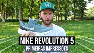 NIKE REVOLUTION 5  Primeiras Impressões Nem parece que é da Nike [upl. by Ahsier]