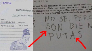 Respuestas de Examenes Graciosas [upl. by Neyrb]