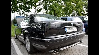 Bmw e38 740i Hamann exhaust sound [upl. by Revart]