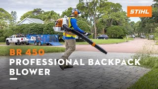 BR 450 CF Professional Backpack Blower  STIHL [upl. by Horten]