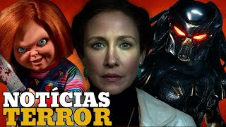 NOVO FILME DO PREDADOR INVOCAÇÃO DO MAL 4 GANHA DIRETOR M3GAN 20 É ADIADO E RETORNO DE CHUCKY 3 [upl. by Balmuth]