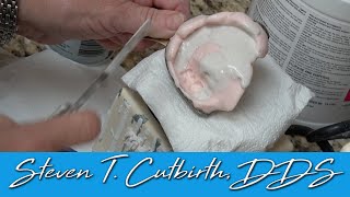 Dental Assisting  Pouring a Perfect Stone Model  Dental Minute with Steven T Cutbirth DDS [upl. by Lama324]