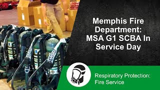 Memphis Fire Department MSA G1 SCBA In Service Day [upl. by Demetra753]