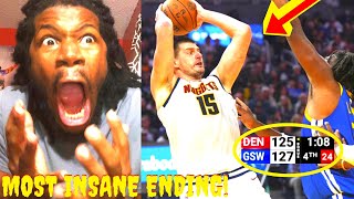 NUGGETS VS WARRIORS REACTION 2024 DENVER NUGGETS VS GOLDEN STATE WARRIORS HIGHLIGHTS REACTION 2024 [upl. by Aninat]