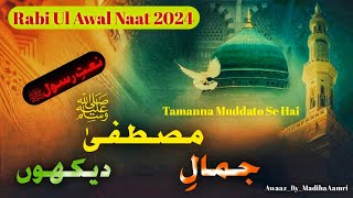 Tamanna Muddaton Se Hai  New Rabi Ul Awal Naat 2024  New Naat 2024  Best Naat 2024 [upl. by Eenahpets]