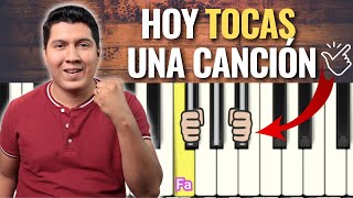 Cómo Tocar Piano y Teclado Día 1  Tu Primera Canción FÁCIL Para Principiantes💪 [upl. by Polinski]