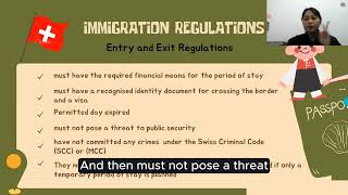 Immigration and Custom in Switzerland Final Project English III [upl. by Smiga]