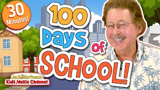 Celebrate 100 Days of School  30 MINUTES of Counting to 100 Songs  Jack Hartmann [upl. by Alec577]