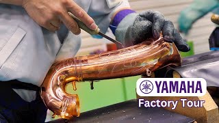 How Yamaha Makes Saxophones Mostly By Hand Factory Tour [upl. by Nhor]