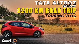 TATA Altroz XZ Diesel  3200 KM Road Trip  Touring Video  GearFliQ Vlogs [upl. by Bille]