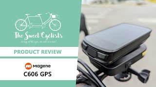 Magene C606 GPS Bike Computer Review  feat 28quot Color Touch Screen  Garmin Mount  Navigation [upl. by Ynhoj]