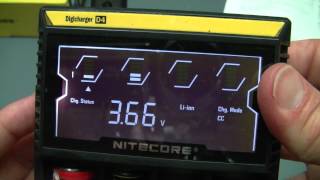 Nitecore Digicharger D4 Liion Battery Charger Review [upl. by Harragan]