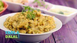 Spicy Green Moong Dal Khichdi by Tarla Dalal [upl. by Suivart]