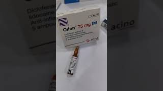 ماهو امبول اولفن olfen 75mg im ابره اولفين سويسري أفضل مسكن فولتارين امبول diclofenac sodium [upl. by Aiet]