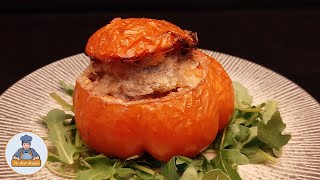 Comment faire des tomates farcies maison  Voici ma recette [upl. by Abbey96]