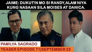 PAMILYA SAGRADOTEASER EPISODE 71SEPTEMBER 232024 [upl. by Lenahc]