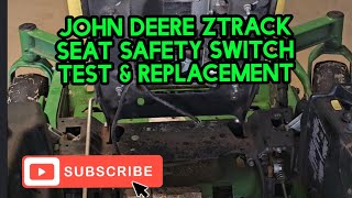 Ztrack seat safety switch test and replacement [upl. by Nart986]