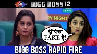 Bigg Boss 12 Neha Pendse ने Dipika Kakar को कहा FAKE Deepak Thakur को IRRITATING  HindiRush [upl. by Atinal795]