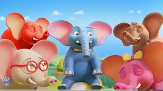 Ek Mota Hathi Hindi Nursery Rhyme And Kids Song trending viral video [upl. by Brnaby430]