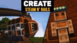 Create steam n rails tutorial  guide 1182  1192 minecraft java edition [upl. by Nrol]