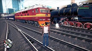 GTA Sa Train Mods in 2024 are getting to a new level [upl. by Hirai]