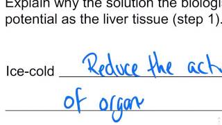 Exam Technique New ASA Level  Q5 Cell Fractionation  Secure Specimen Paper [upl. by Stormi]