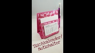 Tutorial TischkalenderNotizhalter [upl. by Cherin]