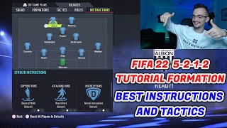 FIFA 22  THE MOST DEFENSIVE FORMATION 5212 TUTORIAL BEST TACTICS amp INSTRUCTIONS HOW TO PLAY 5212 [upl. by Akirehs614]