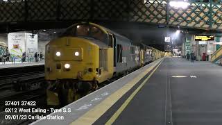 Trains at Carlisle 090123 [upl. by Elohc]