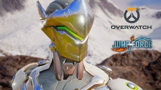 Jump Force  Genji from Overwatch Playable Character Gameplay MOD [upl. by Kursh]