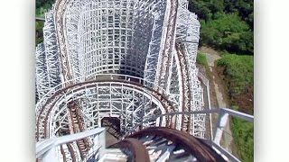 White Canyon  ホワイトキャニオン Coaster POV 2  Yomiuriland  よみうりランド  Inagi Tokyo Japan [upl. by Lewie]