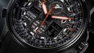 Citizen Navihawk AT Chronograph Rubber Strap Watch JY803504E [upl. by Kylah]