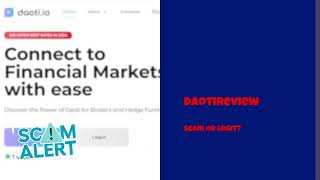 Daoti Review daotiio Review Scam Alert [upl. by Meier398]