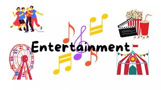 Entertainment Vocabulary for EFL beginners [upl. by Crary]