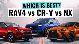 2024 Toyota RAV4 Hybrid VS Honda CRV Hybrid VS Lexus NX 350h  Good Better amp Best [upl. by Ireg]