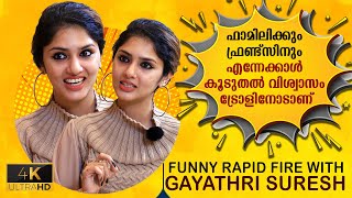 പ്രിയതമാ പ്രിയതമാ പ്രണയലേഖനം എങ്ങനെ എഴുതണം   Gayathri Suresh Funny😂 Rapid Fire Game [upl. by Paulsen632]