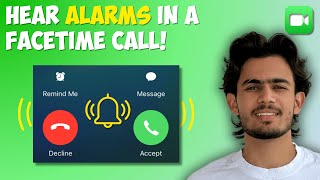 How to Hear Your Alarm While On Facetime Call [upl. by Aihsoek]