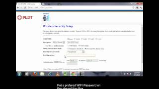 PLDT ProlinkHow to configure WiFi [upl. by Yrocej]