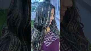 highlights hair color transformation haircut longlayers [upl. by Cyrill]