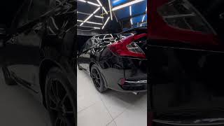 Ceramic coat black civic shortvideo foryou [upl. by Leacim]