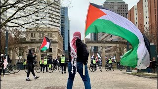 ProPalestinian protesters say encampment at McGill will remain [upl. by Ylrebmyk]