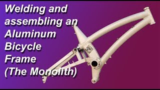 Assembling and Welding an Aluminum Bicycle Frame [upl. by Aical]