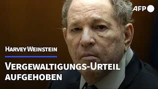 VergewaltigungsUrteil gegen Weinstein aufgehoben  AFP [upl. by Oletta]