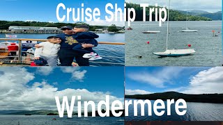 Lake District National Park UK Windermere  Lakeside Cruise Ship Trip [upl. by Jonis]