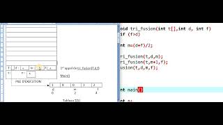 Déroulement dun algorithme récursif avec la pile dexécution  exemple du tri fusion [upl. by Fanchet135]