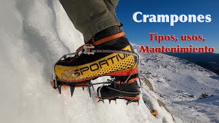 Crampones  tipos usos y mantenimiento 4K [upl. by Etoile]