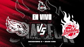 Gran Final🏀 3 de diciembre 2024 ⭐️ HALCONES DE XALAPA vs DIABLOS ROJOS DEL MÉXICO BASQUETBOL⛹️ [upl. by Archer]