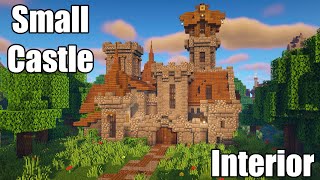 Minecraft Little Castle Tutorial Part 3 Interior [upl. by Kciremed]